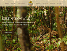 Tablet Screenshot of leopardsafaris.com